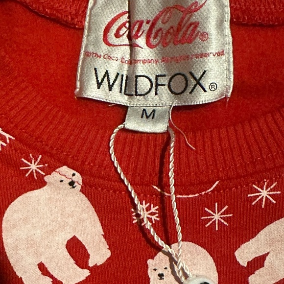NWT Wildfox Coca-Cola Coke Fifi Aura Orange Red Sweatshirt size Medium - Picture 10 of 12